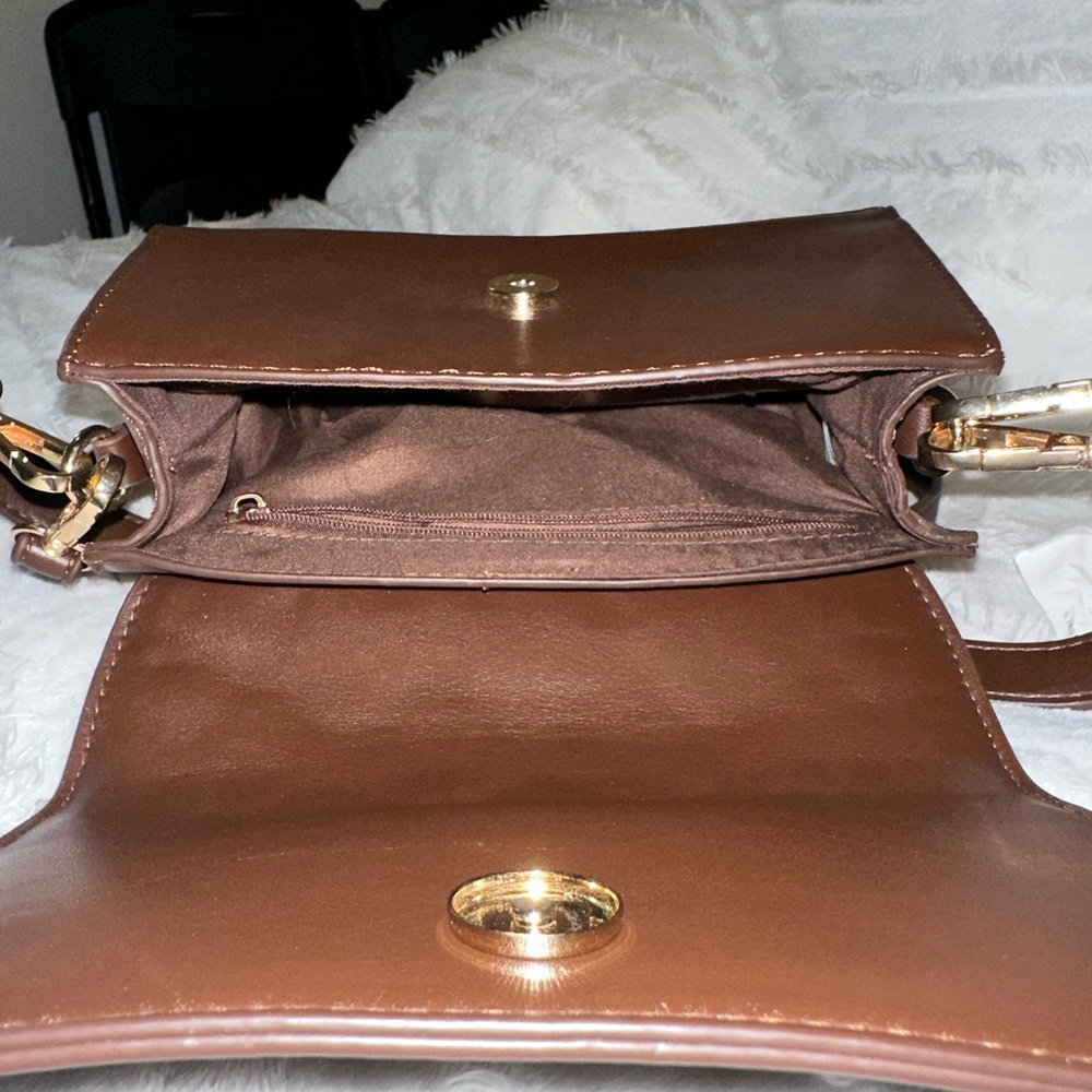 Brown Basic Shoulder/Crossbody Bag - image 4